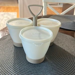 Vintage Tupperware Condiment Holder/ Storage